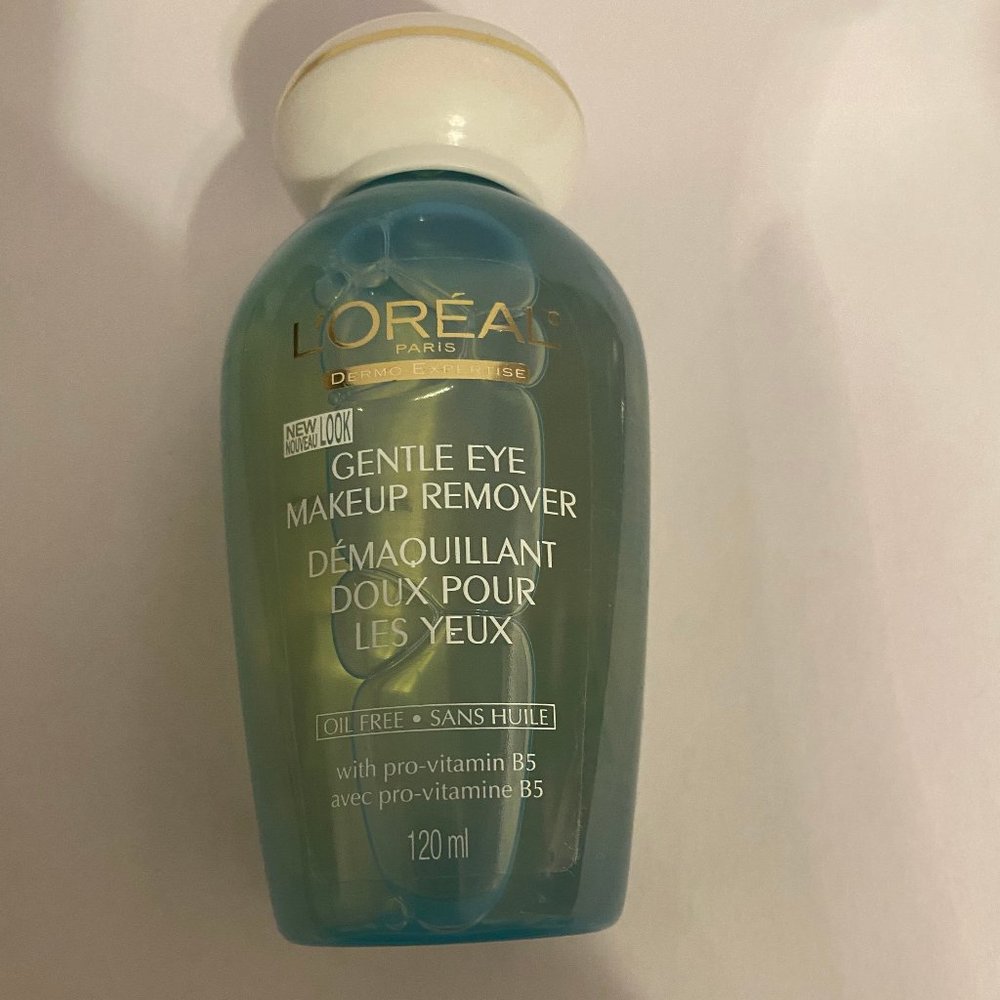 New L'oreal Paris Gentle eye makeup remover oil free with pro -vitamin B5120ml